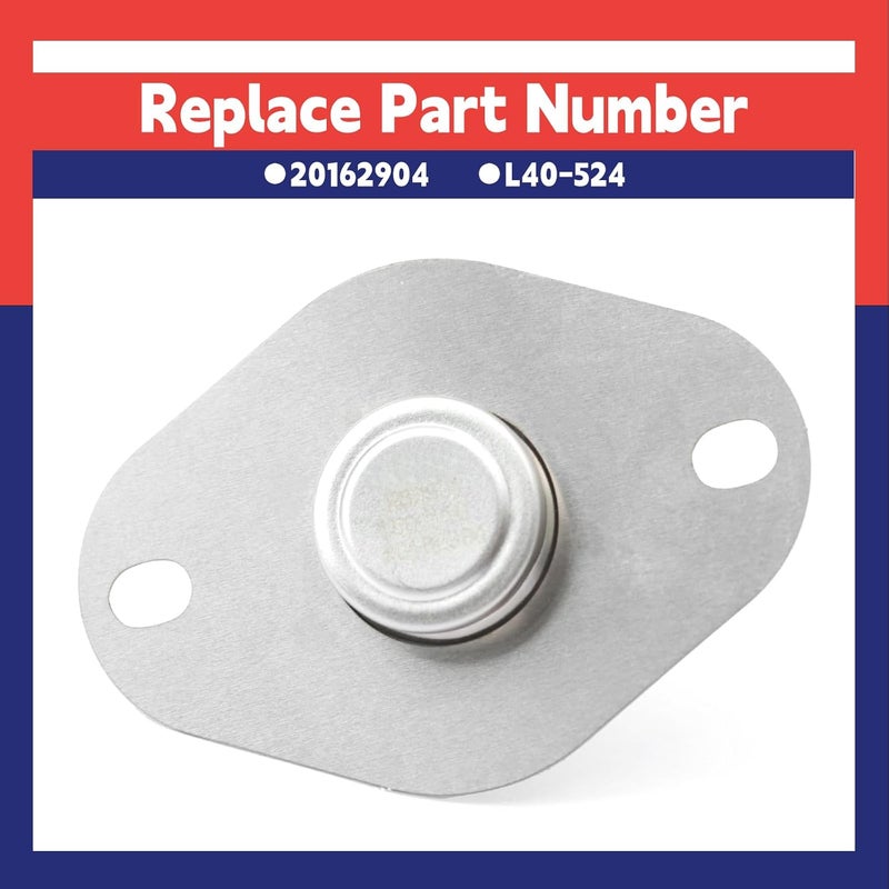 Dusledel 20162904 Primary Limit Switch 150°/110°Replacement for Goodman Furnace Replace L40-524 - Image 4